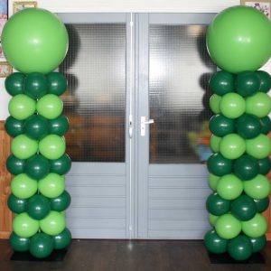 ballonpilaar gestapeld