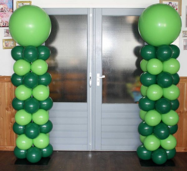 ballonpilaar gestapeld